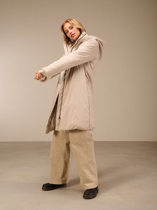 Hooded coat