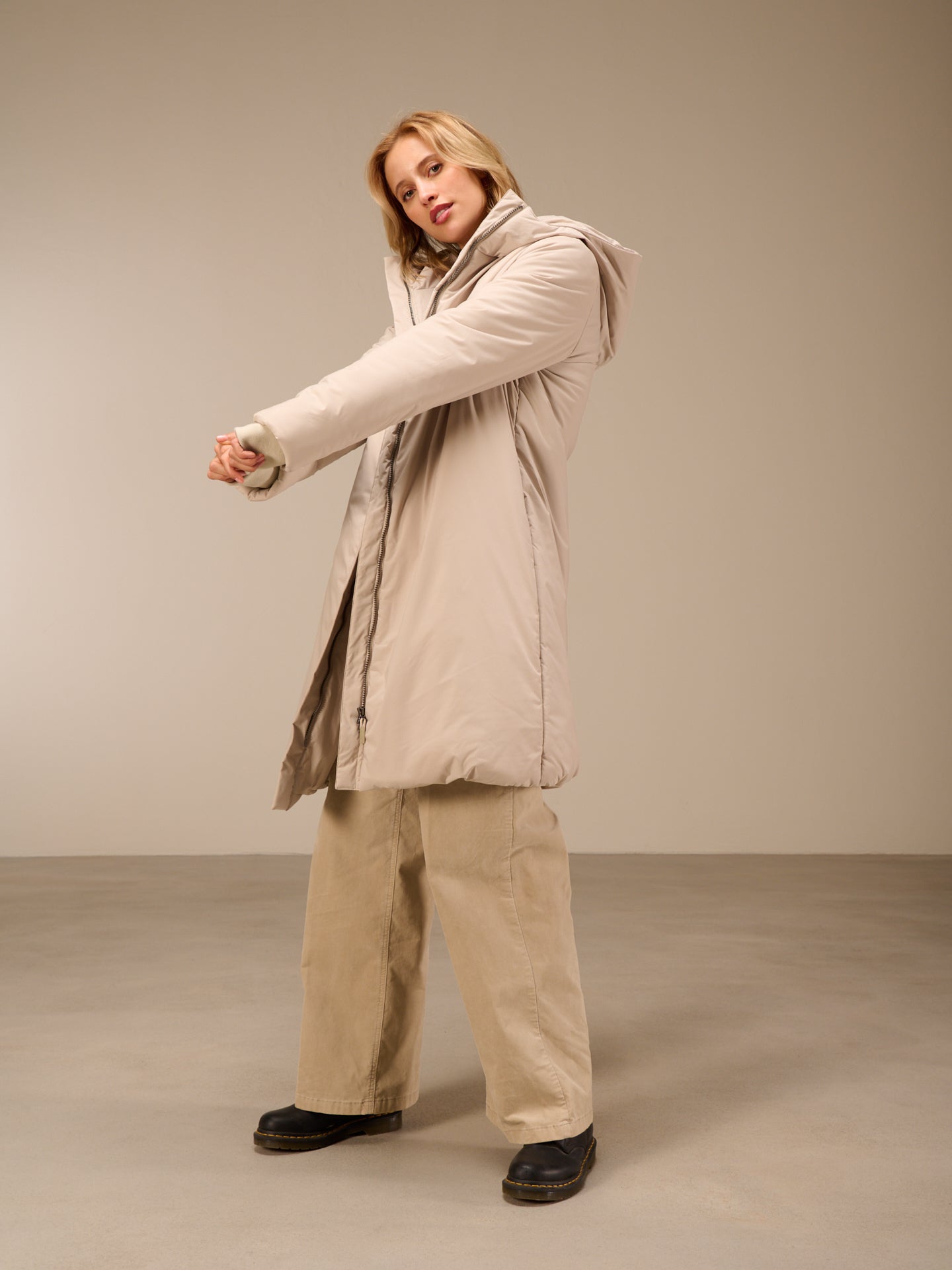 manteau à capuche