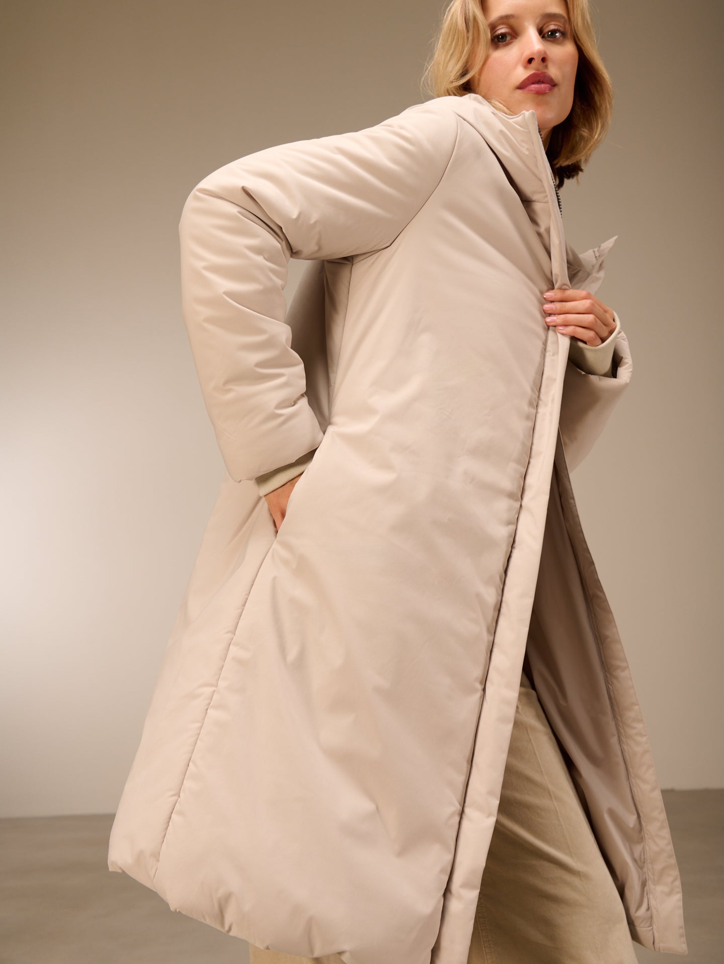 manteau à capuche