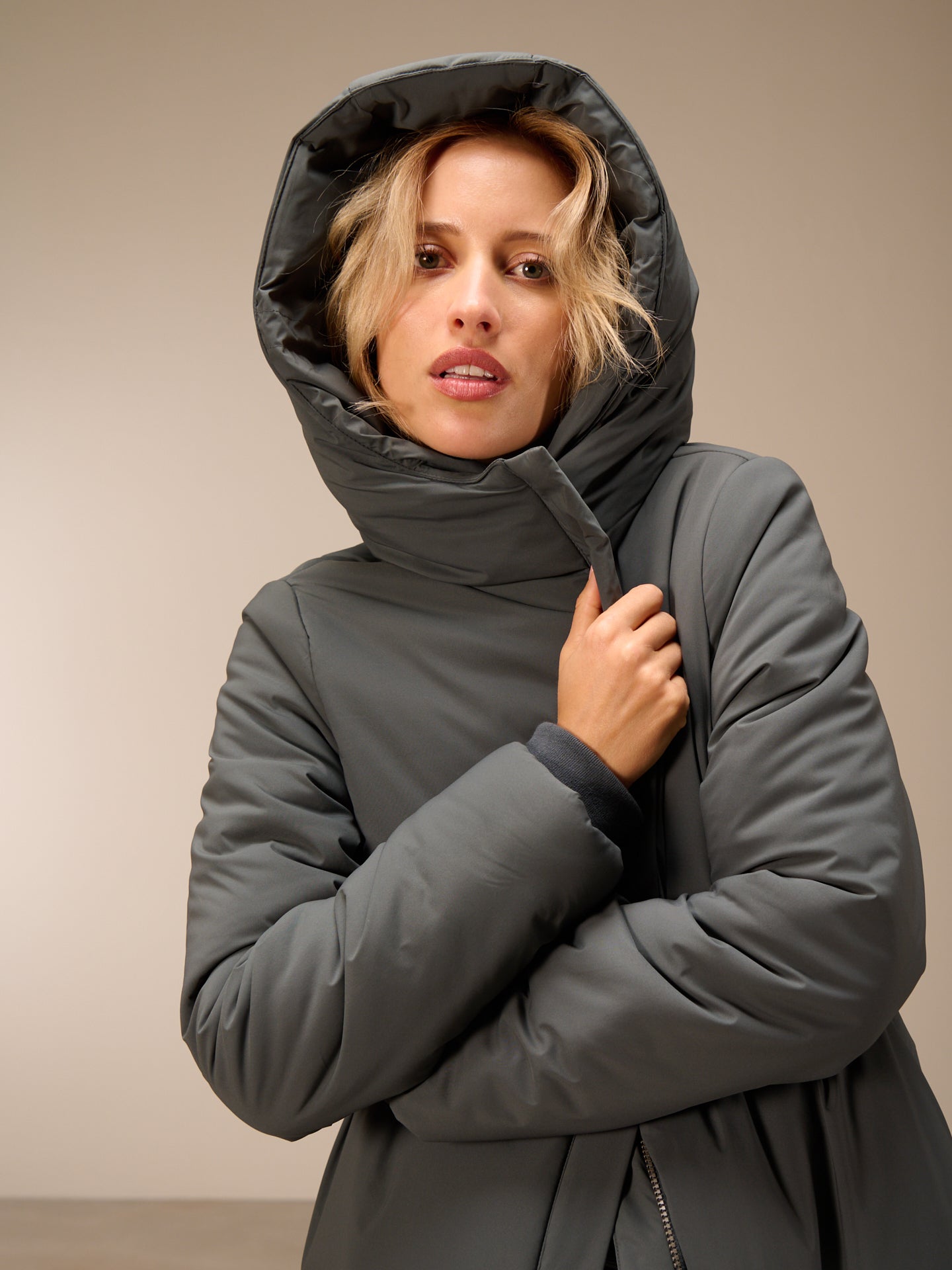 manteau à capuche