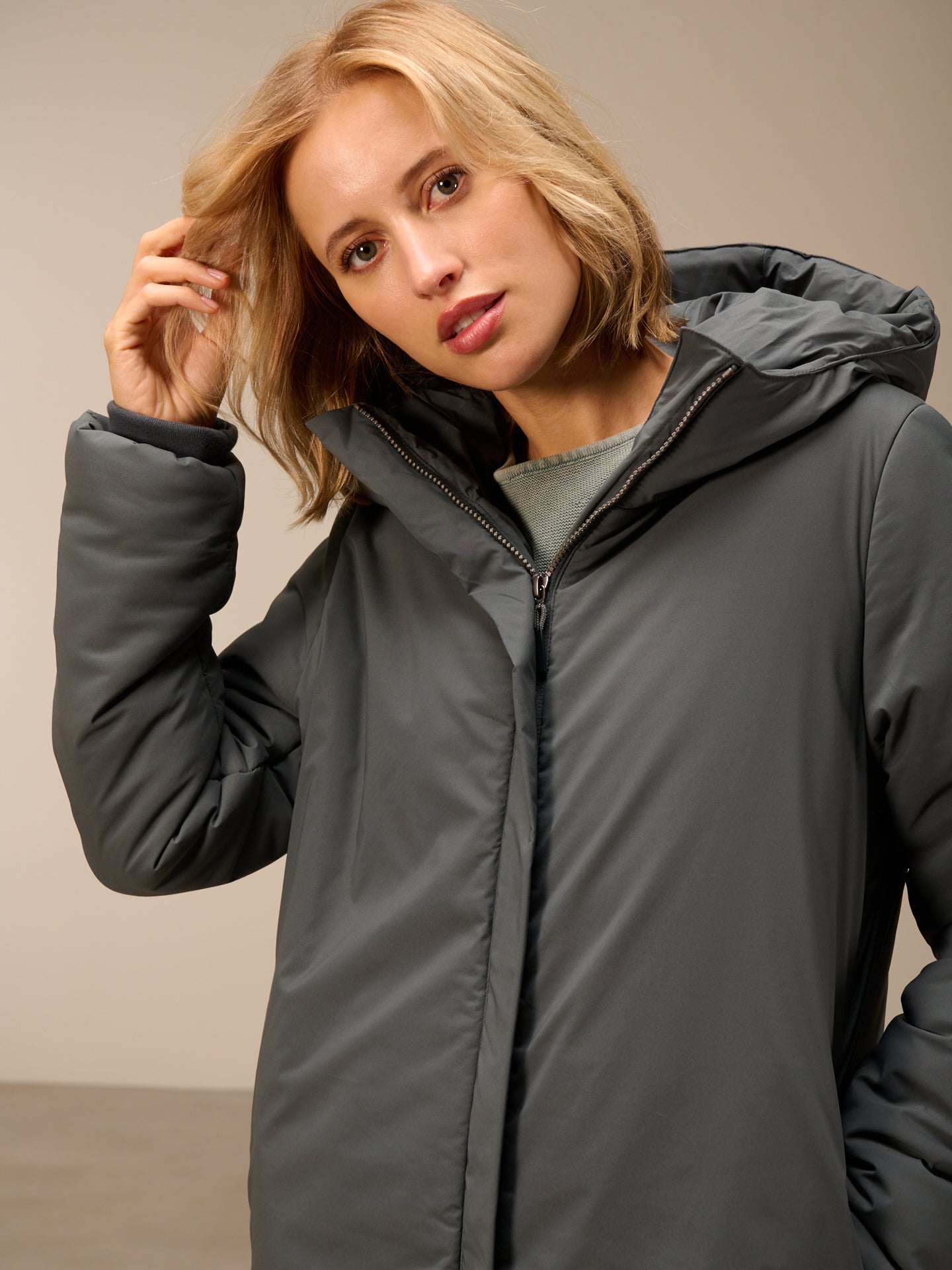 manteau à capuche