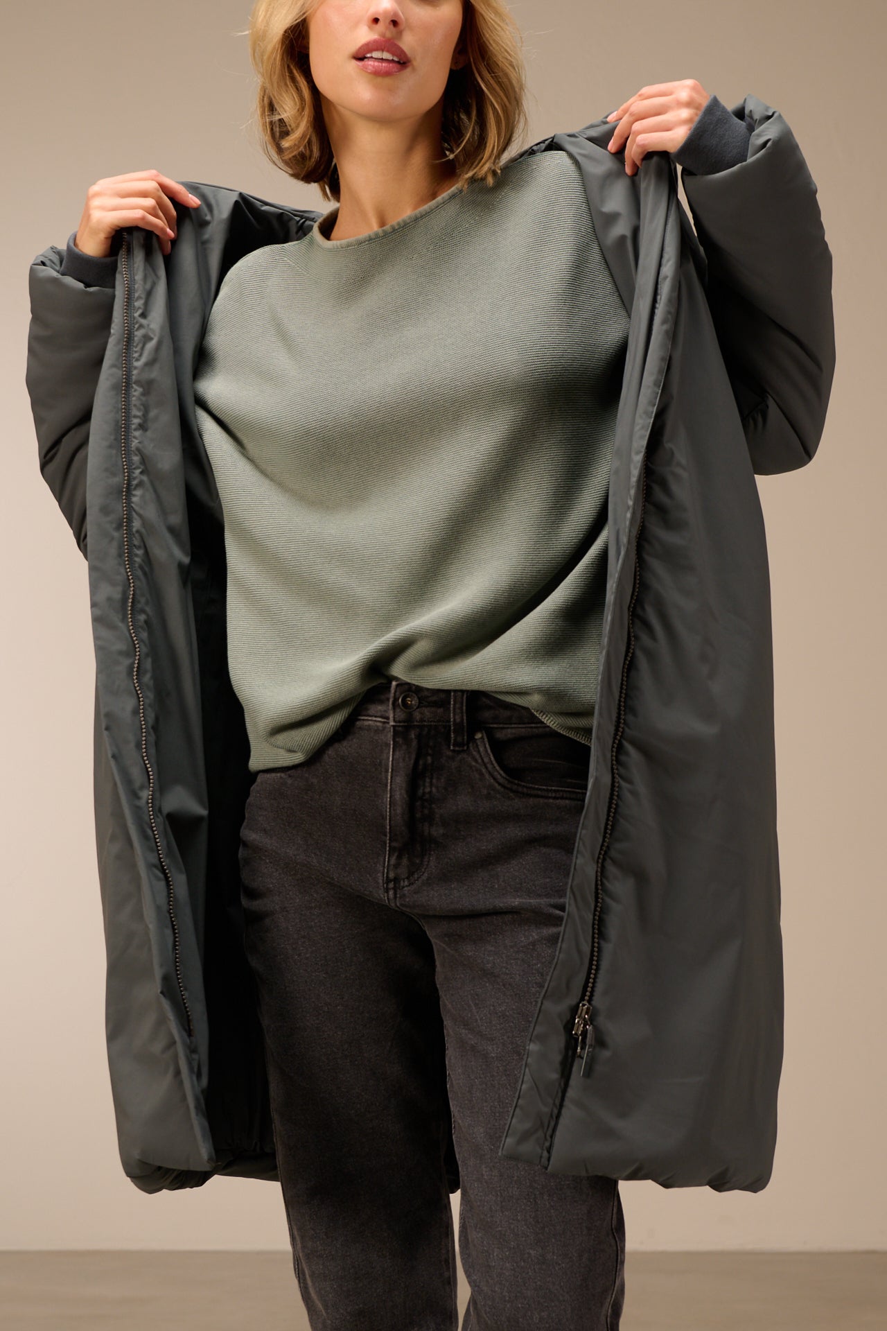 manteau à capuche