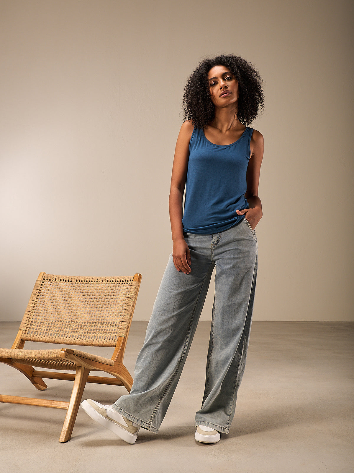 Round-neck top
