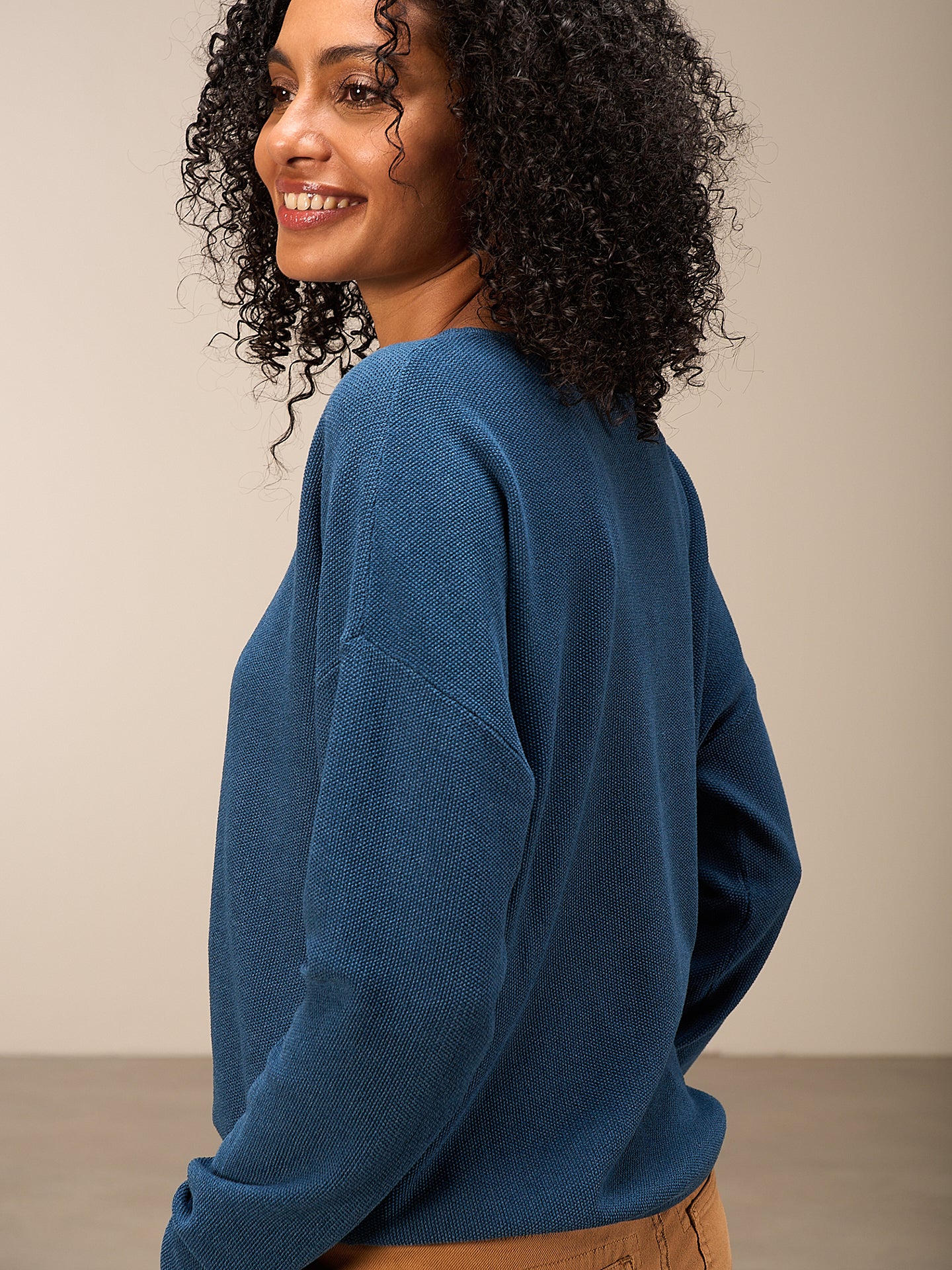 Pullover mit Rundauschnitt