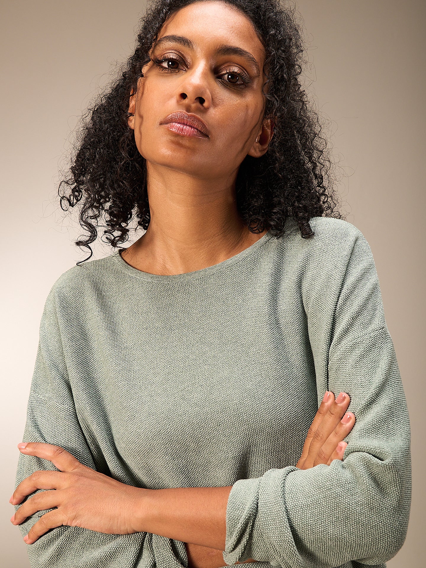 Pullover mit Rundauschnitt