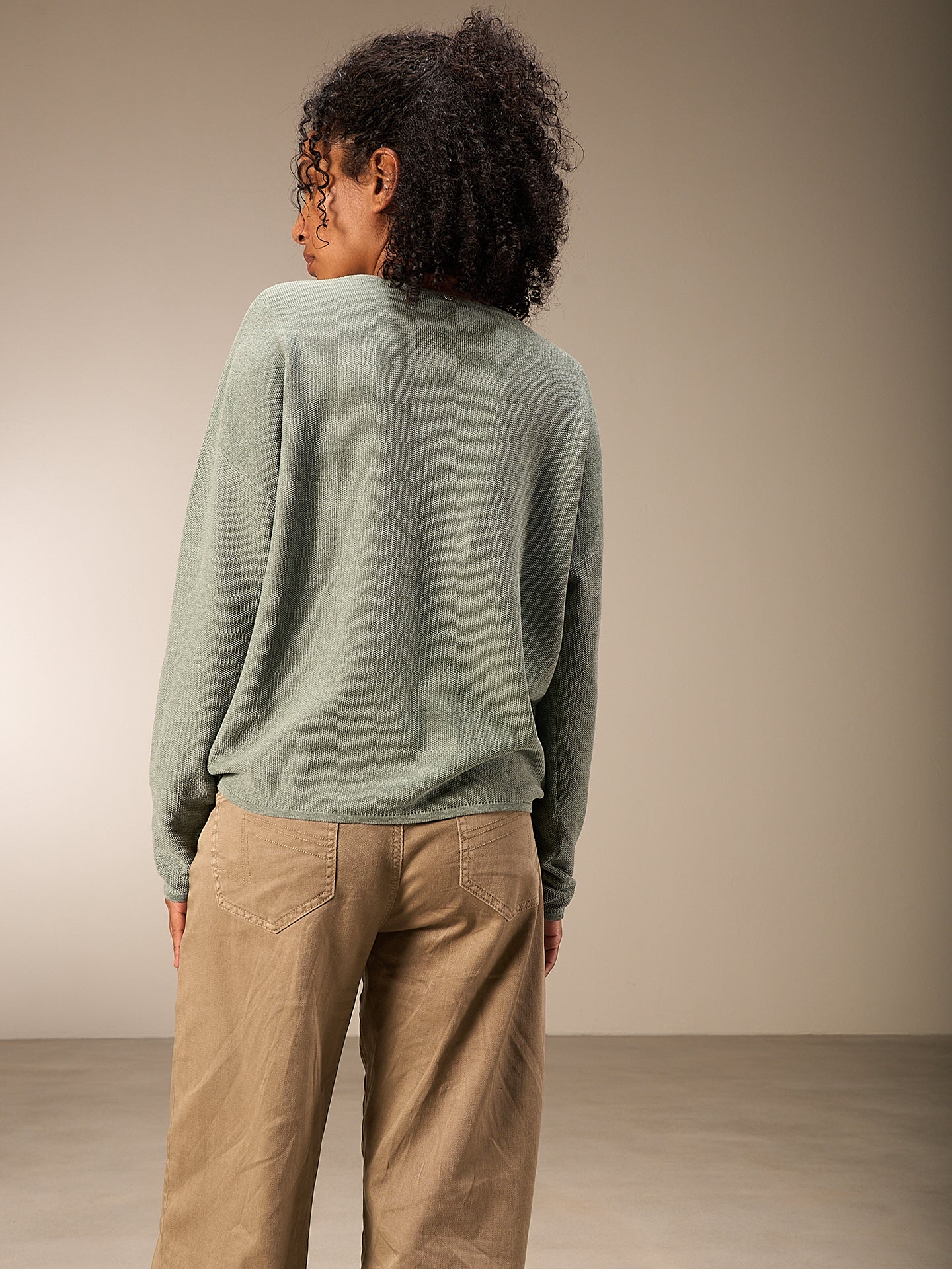 Pullover mit Rundauschnitt