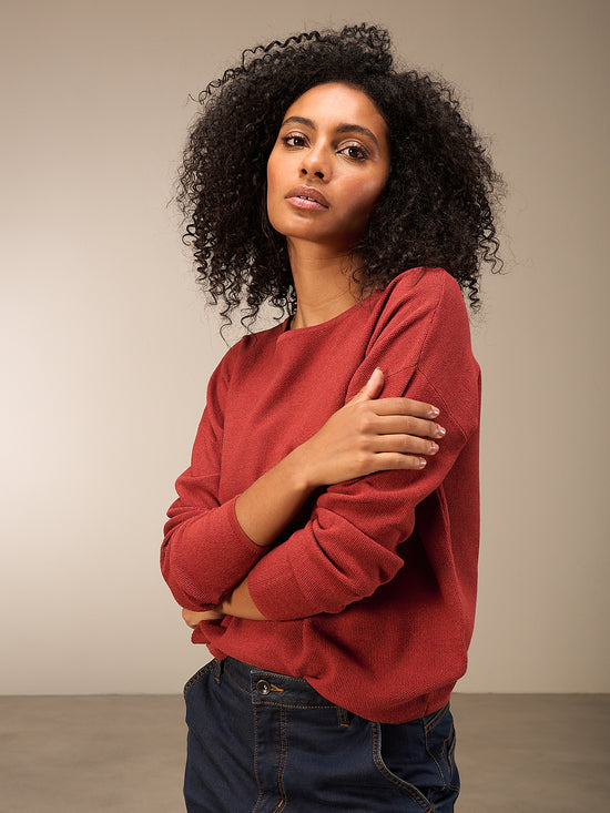 Pullover mit Rundauschnitt