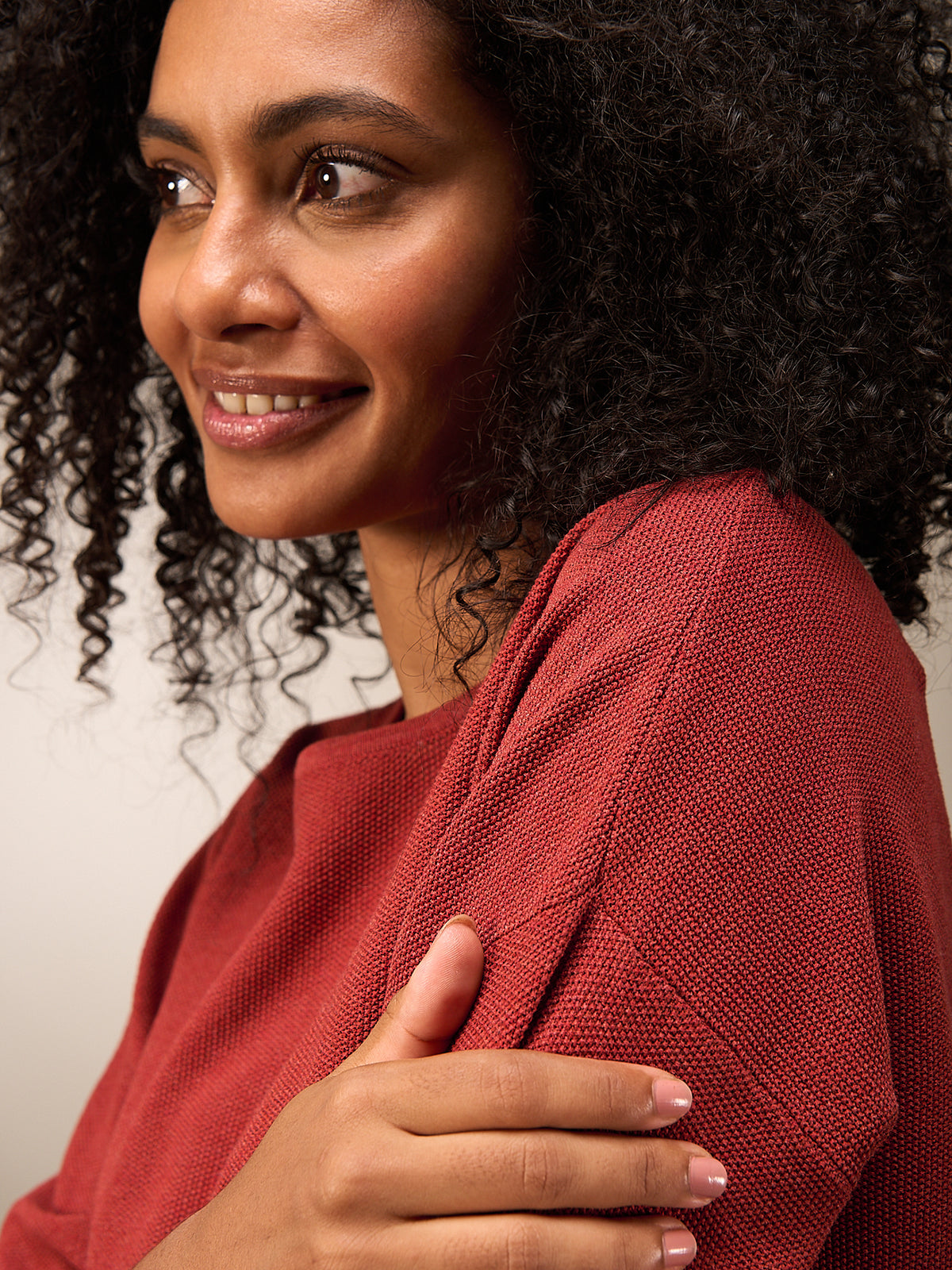 Maglione con scollo rotondo