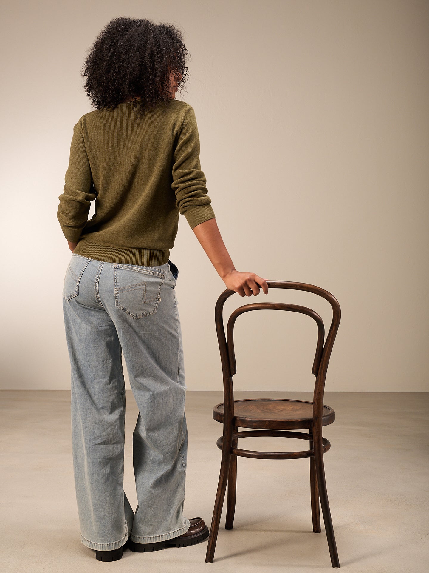 jaquette avec col en V