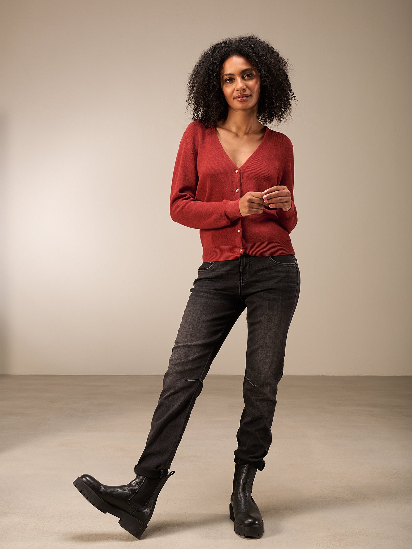 jaquette avec col en V