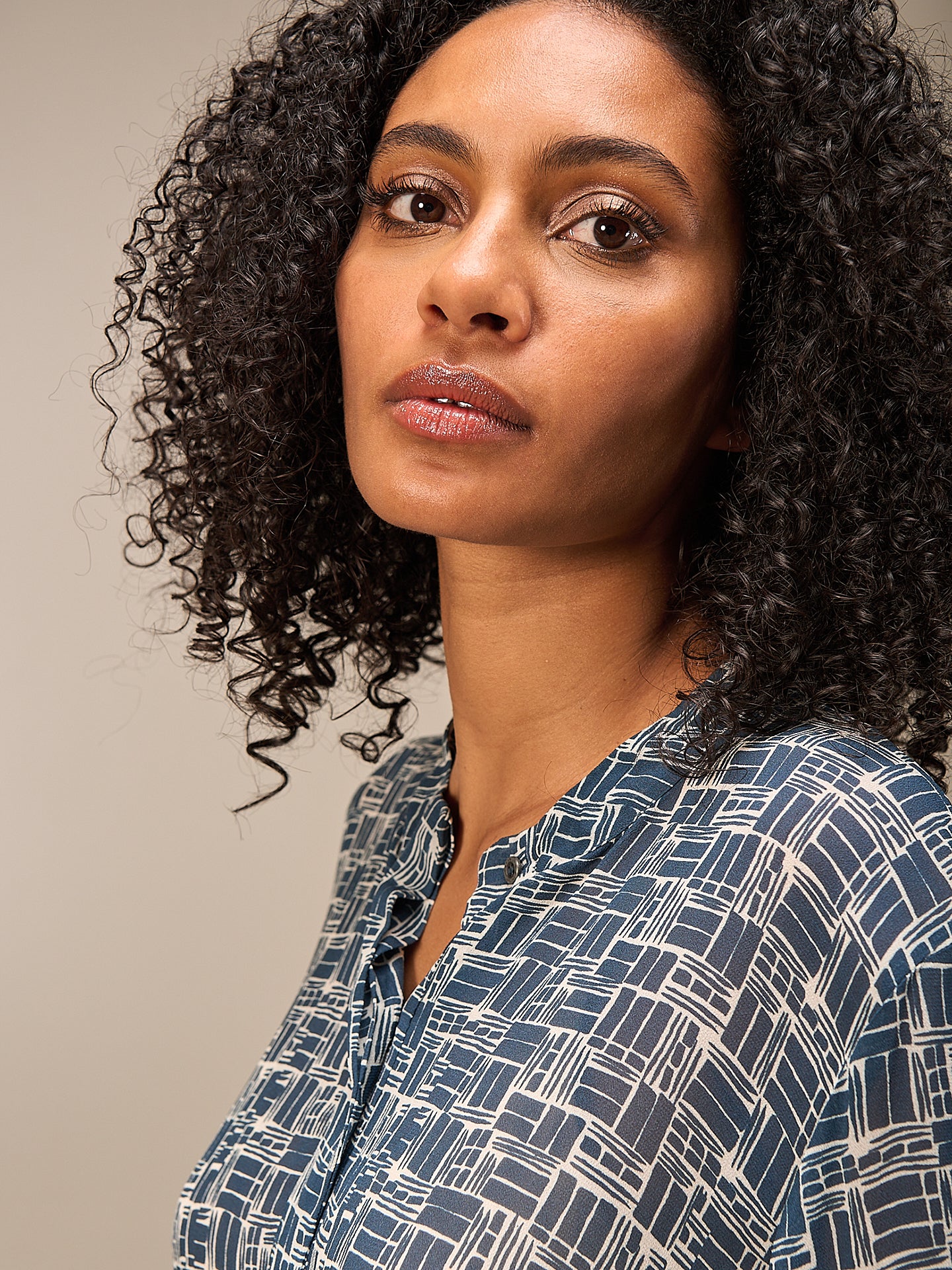 blouse à manches 3/4