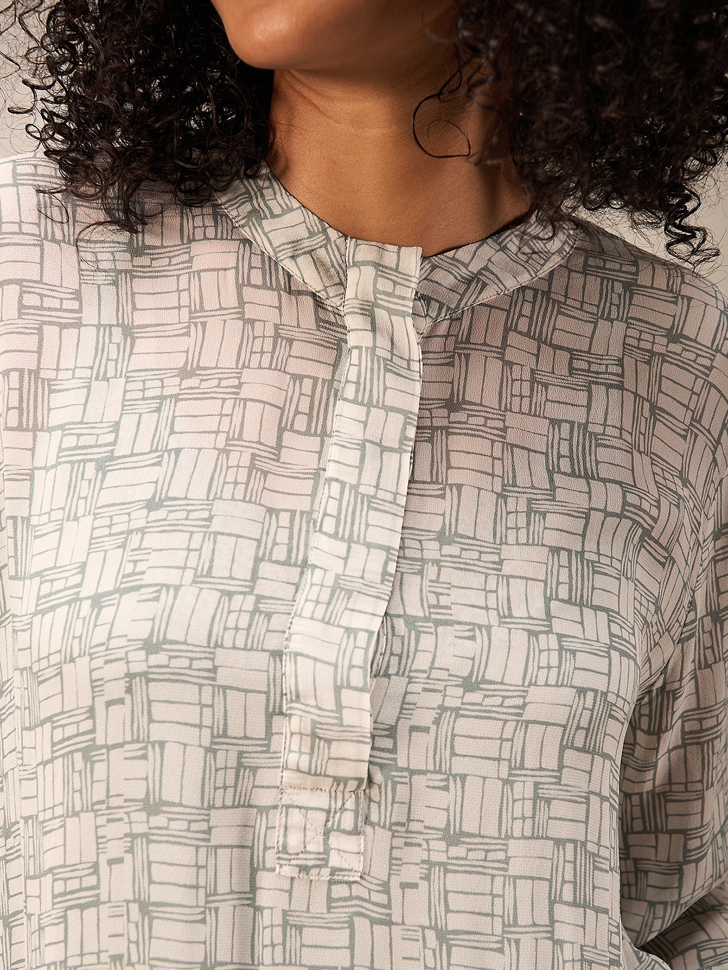 blouse à manches 3/4