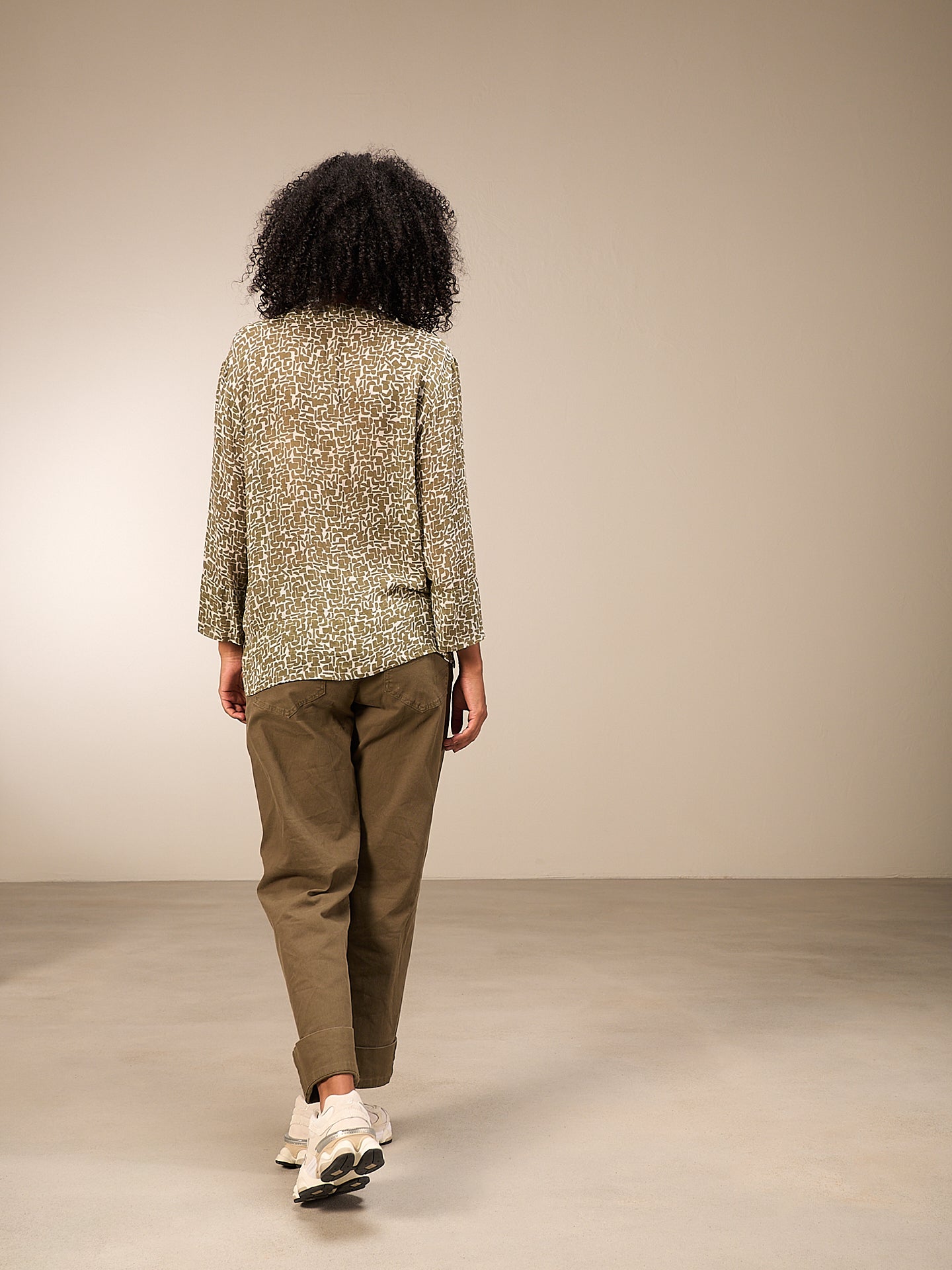 blouse à manches 3/4