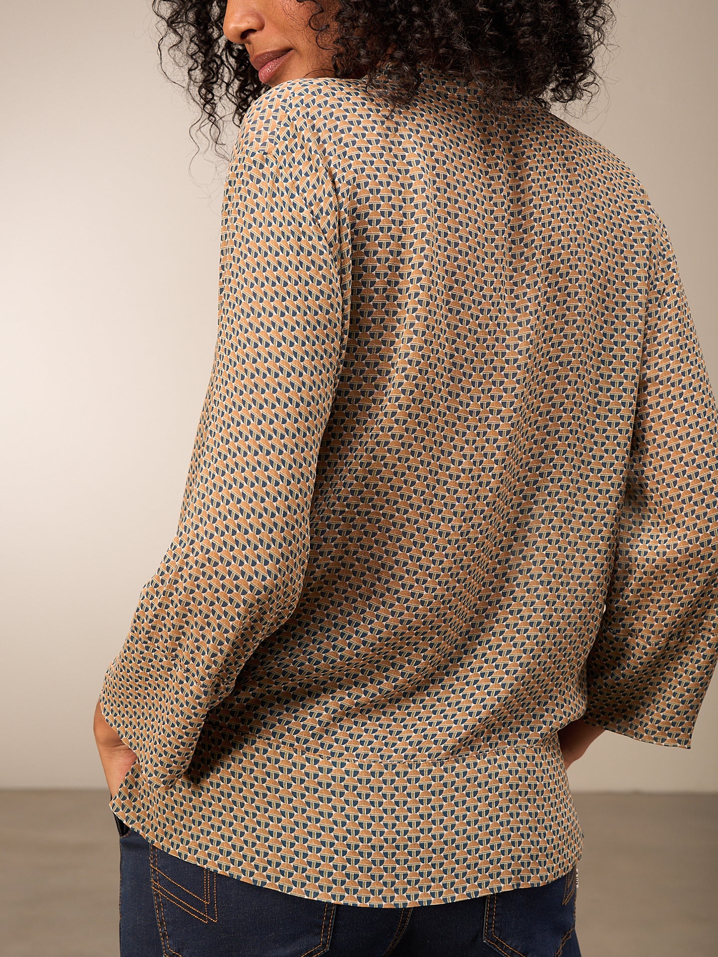 blouse à manches 3/4