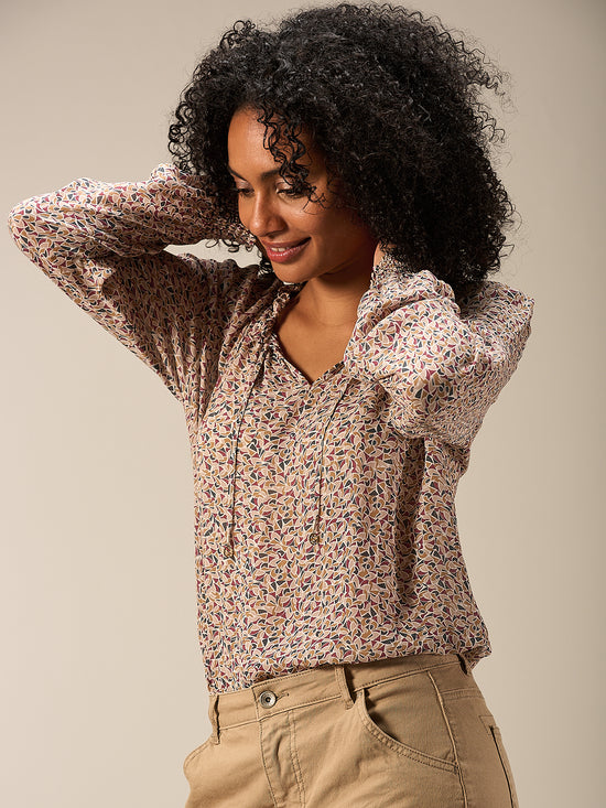 Bluse mit Rüschendetail