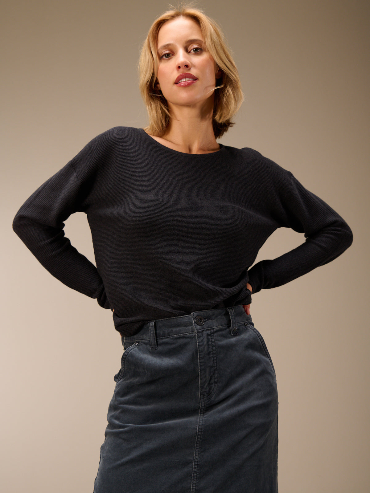 Fine knit sweater