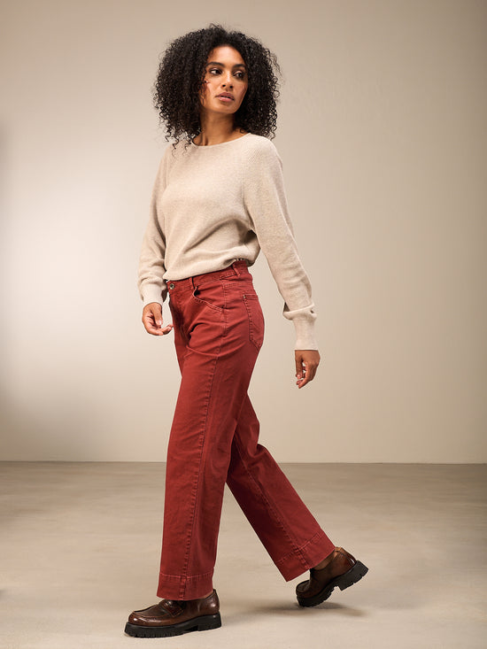 Straight-leg trousers