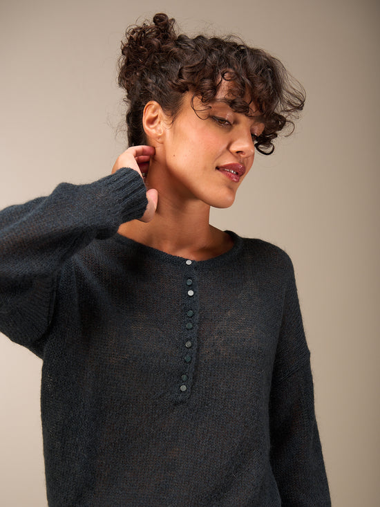 Strickpullover mit Wolle