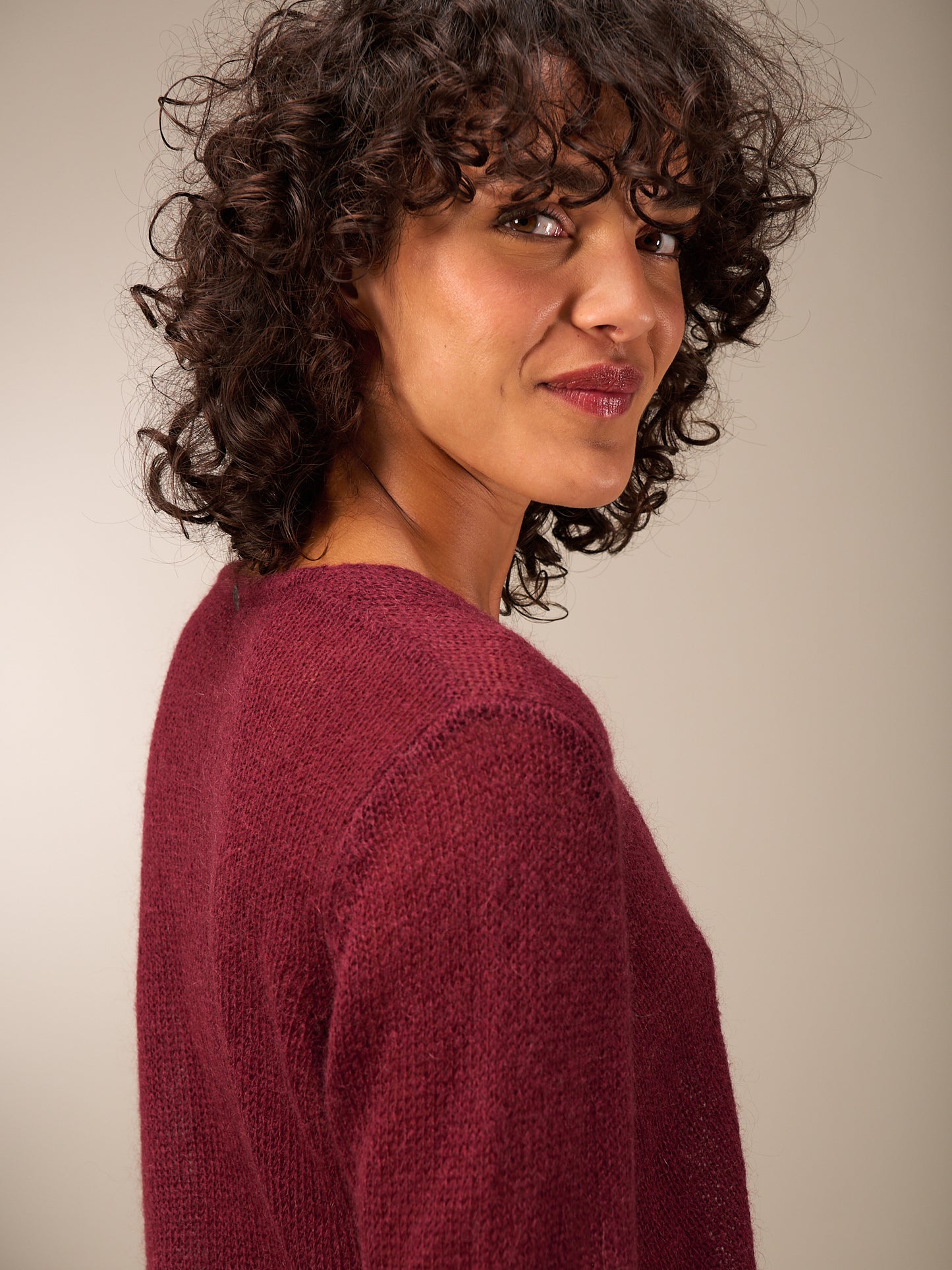 Strickjacke mit Knopfverschluss