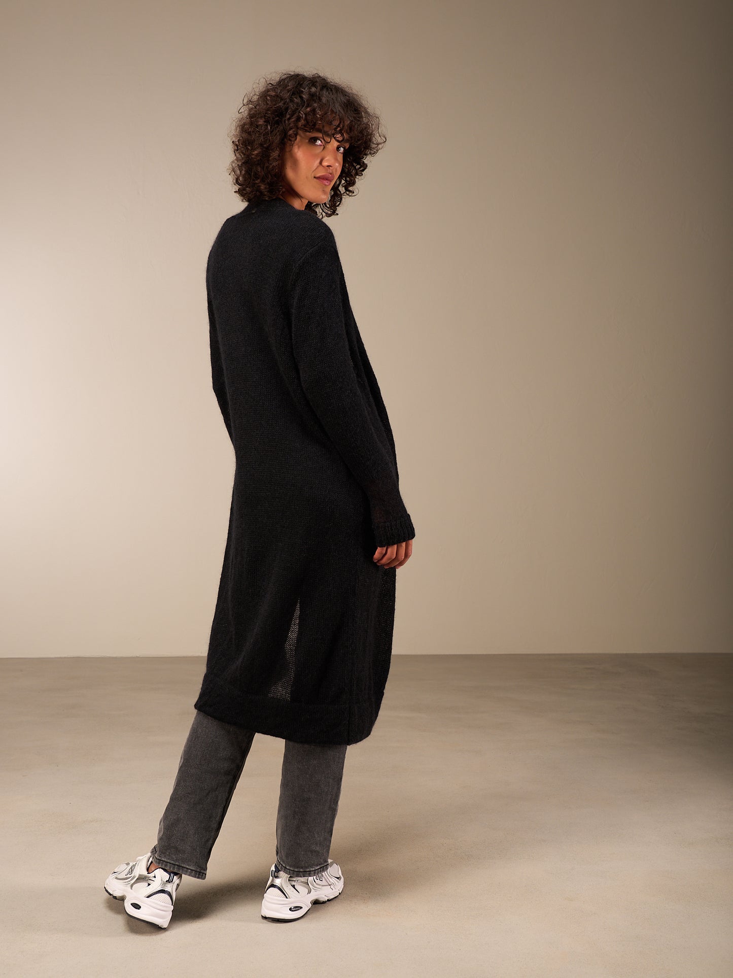 Giacca in maglia misto lana