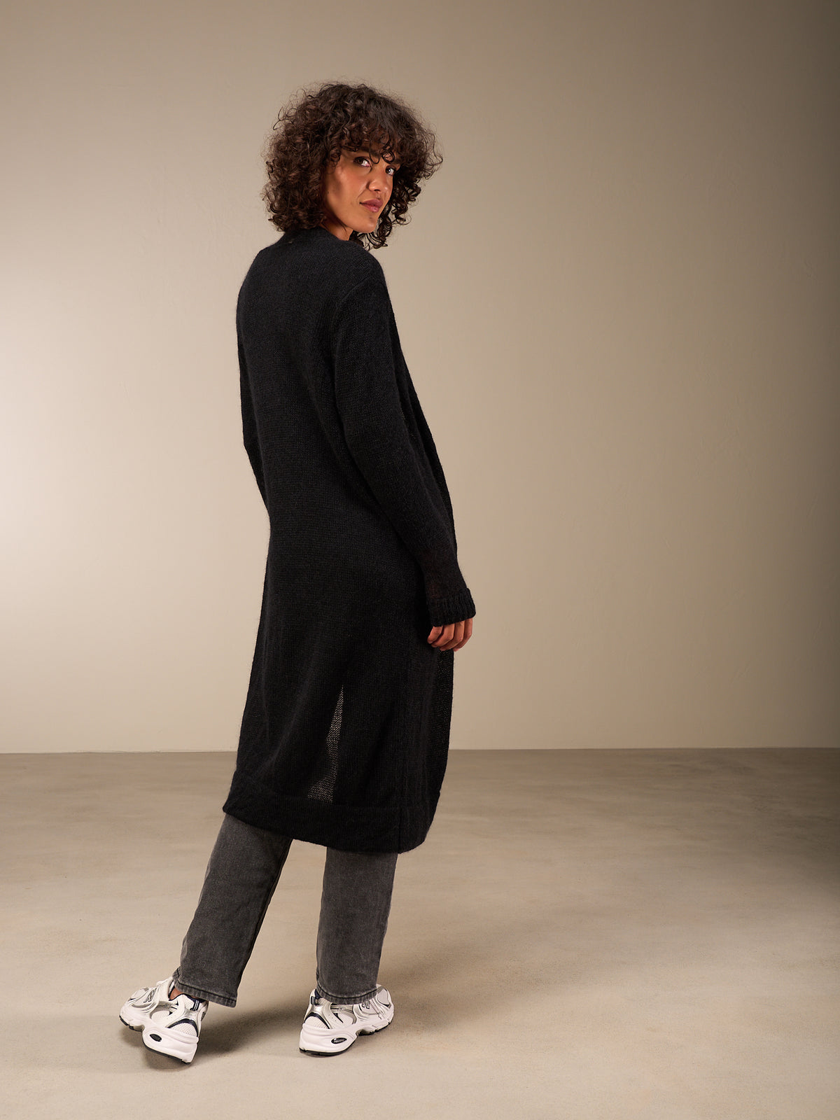 Cardigan with wool