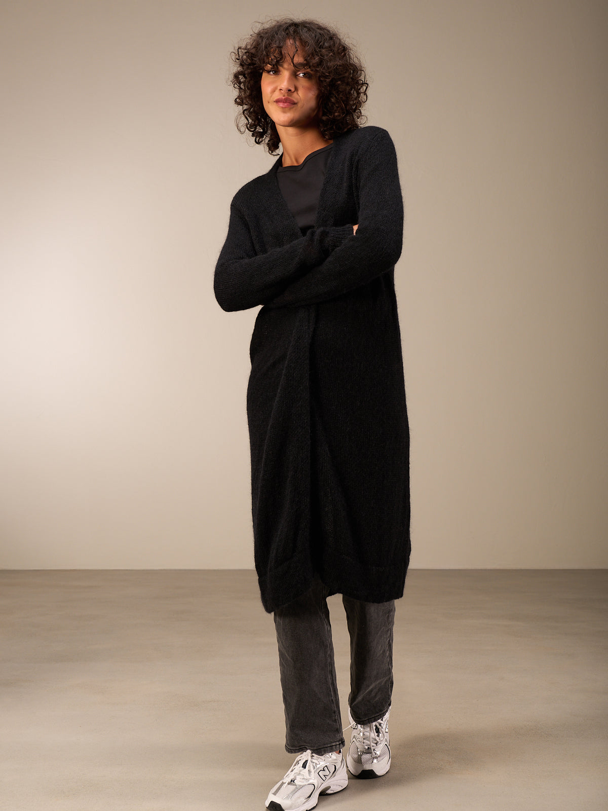 Cardigan with wool