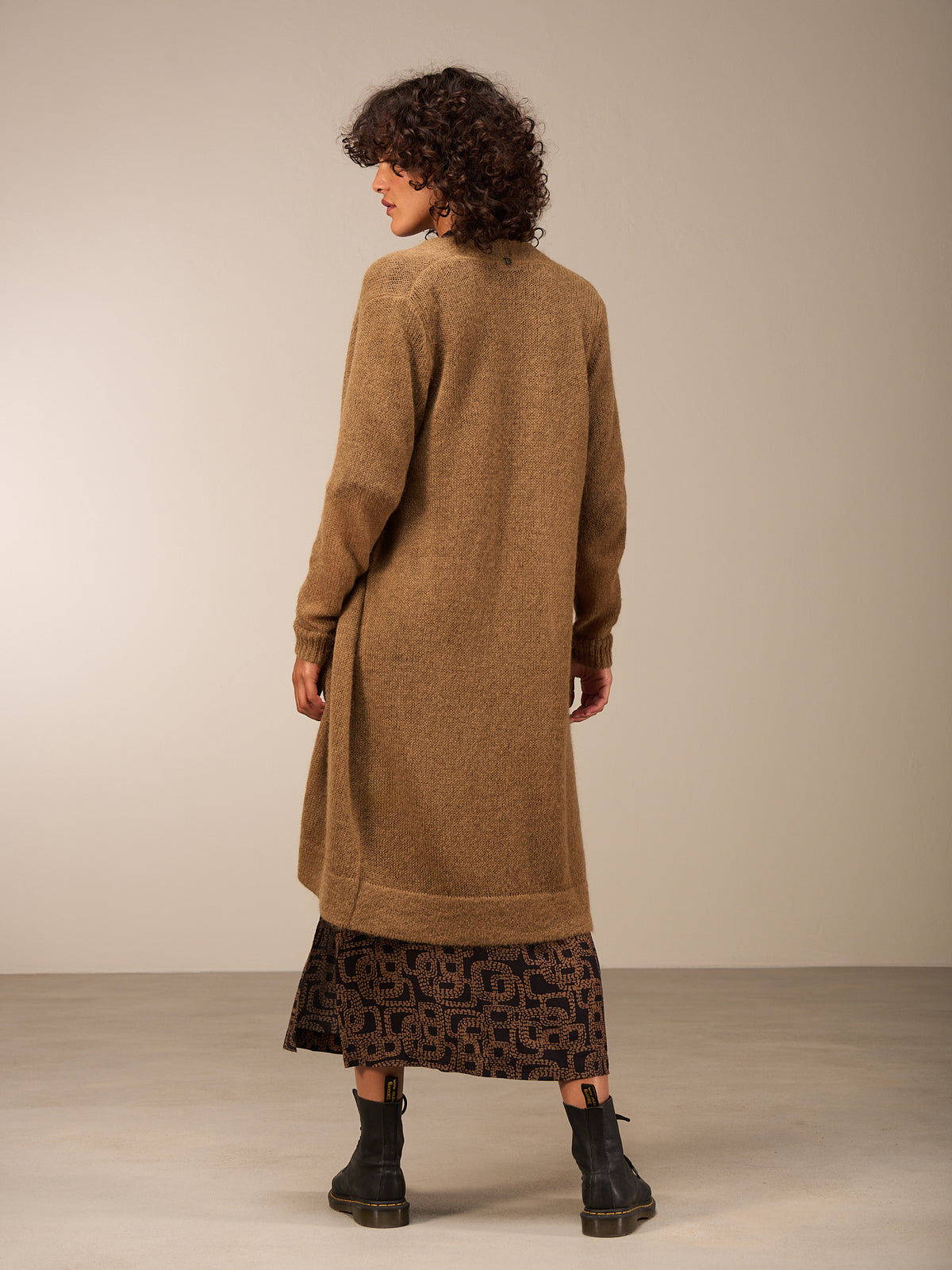 Cardigan with wool