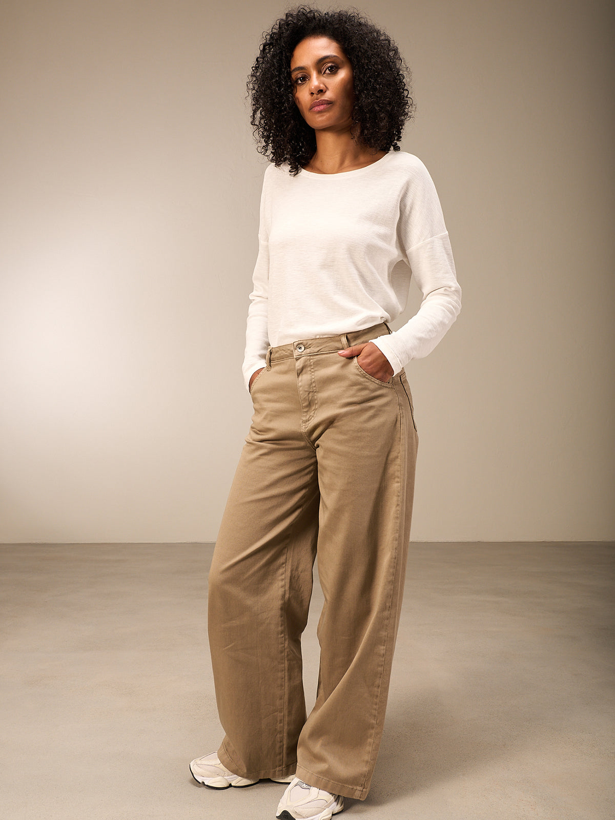 Pantaloni wide leg