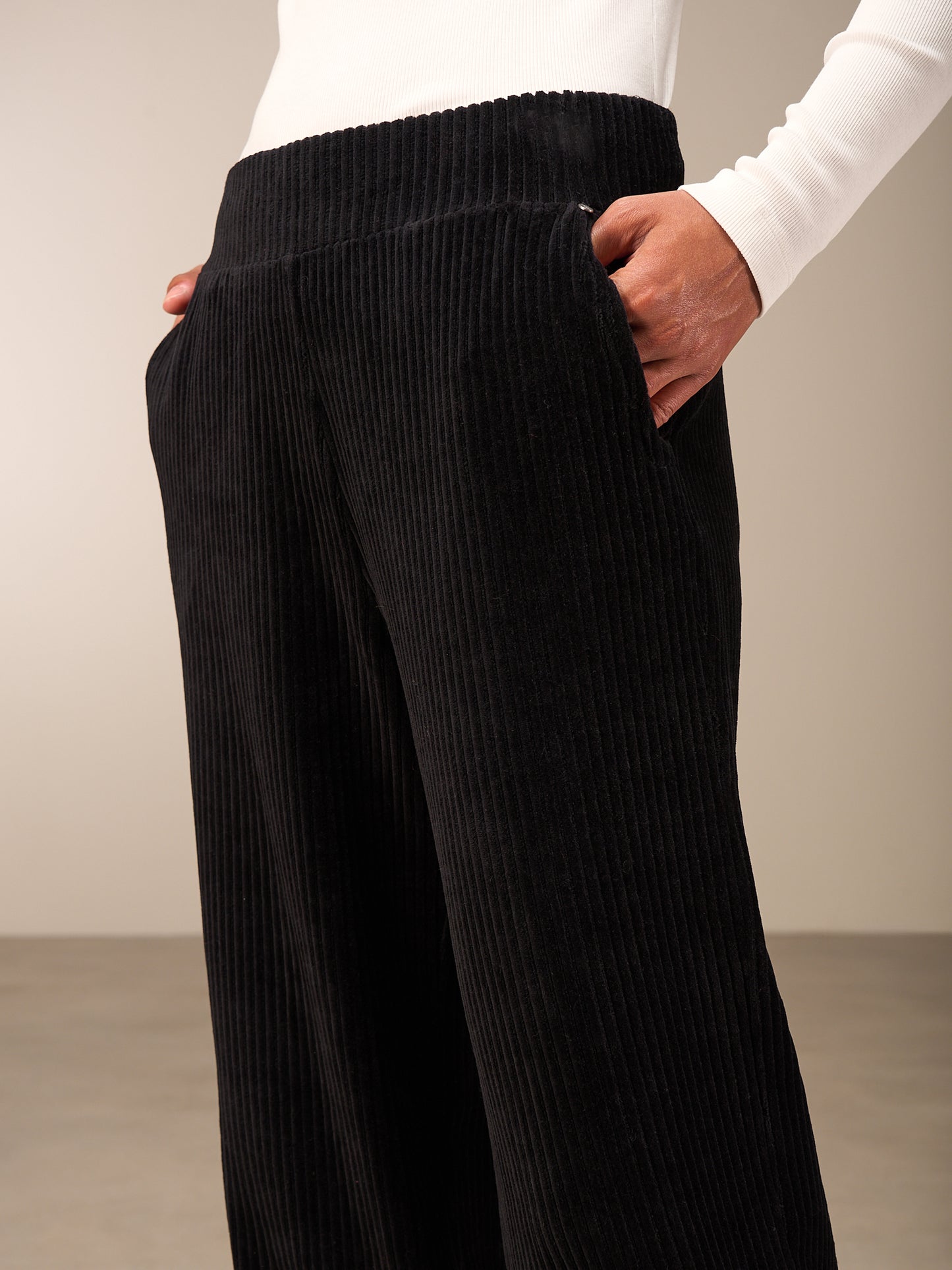 pantalon en velours côtelé
