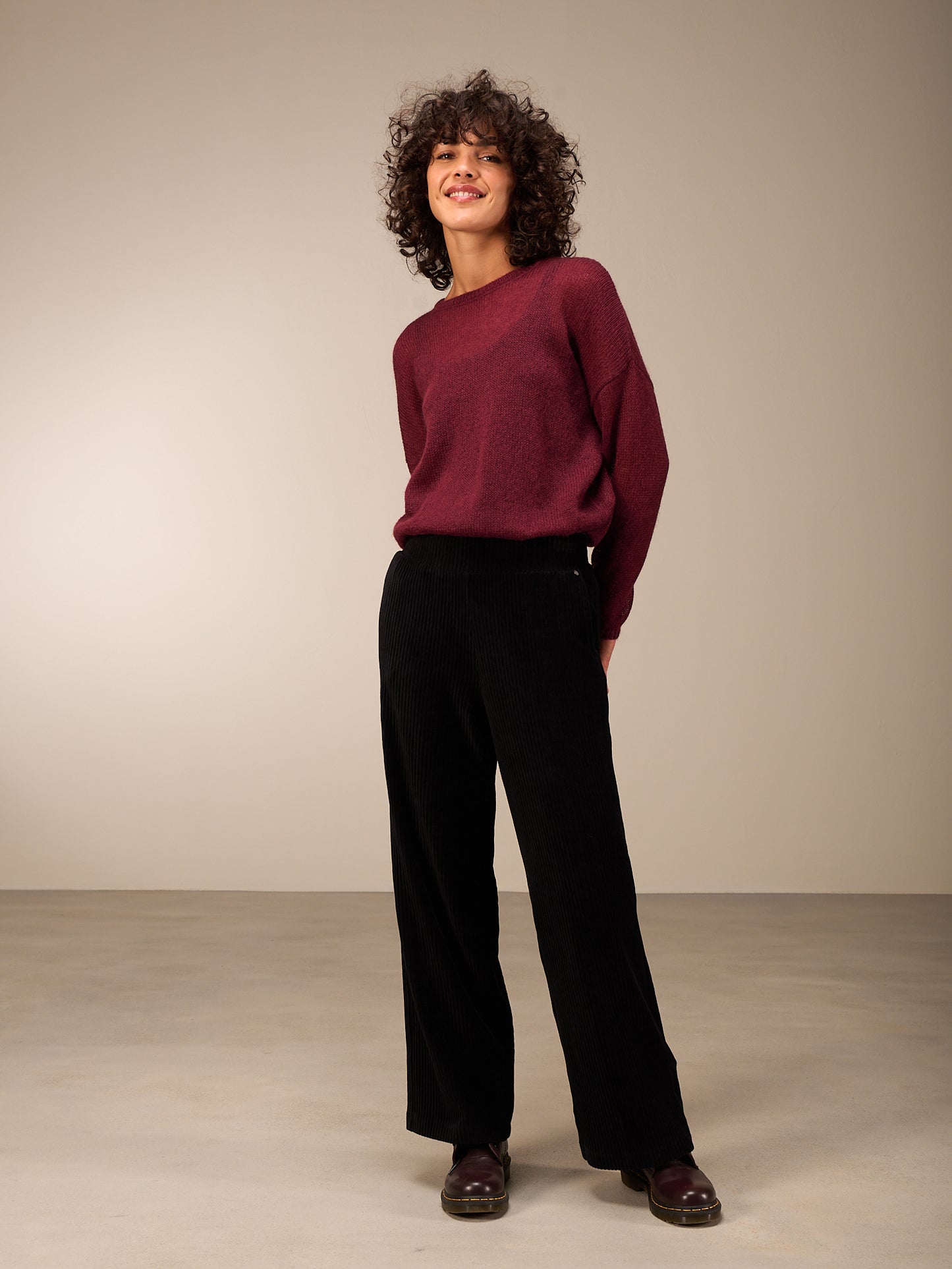 pantalon en velours côtelé