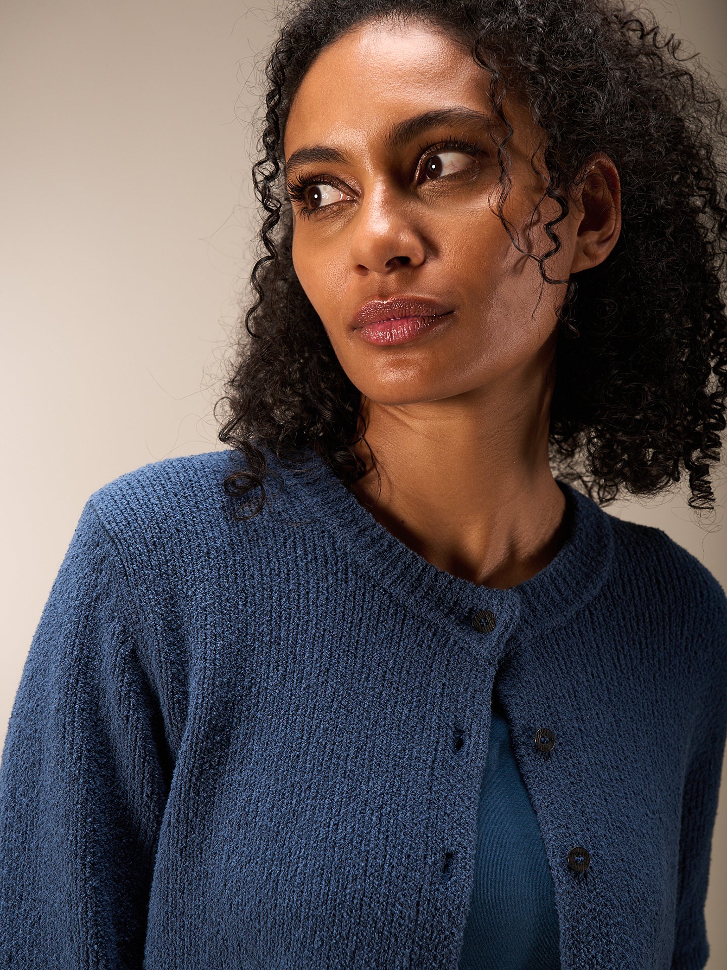 Strickjacke mit Knopfverschluss