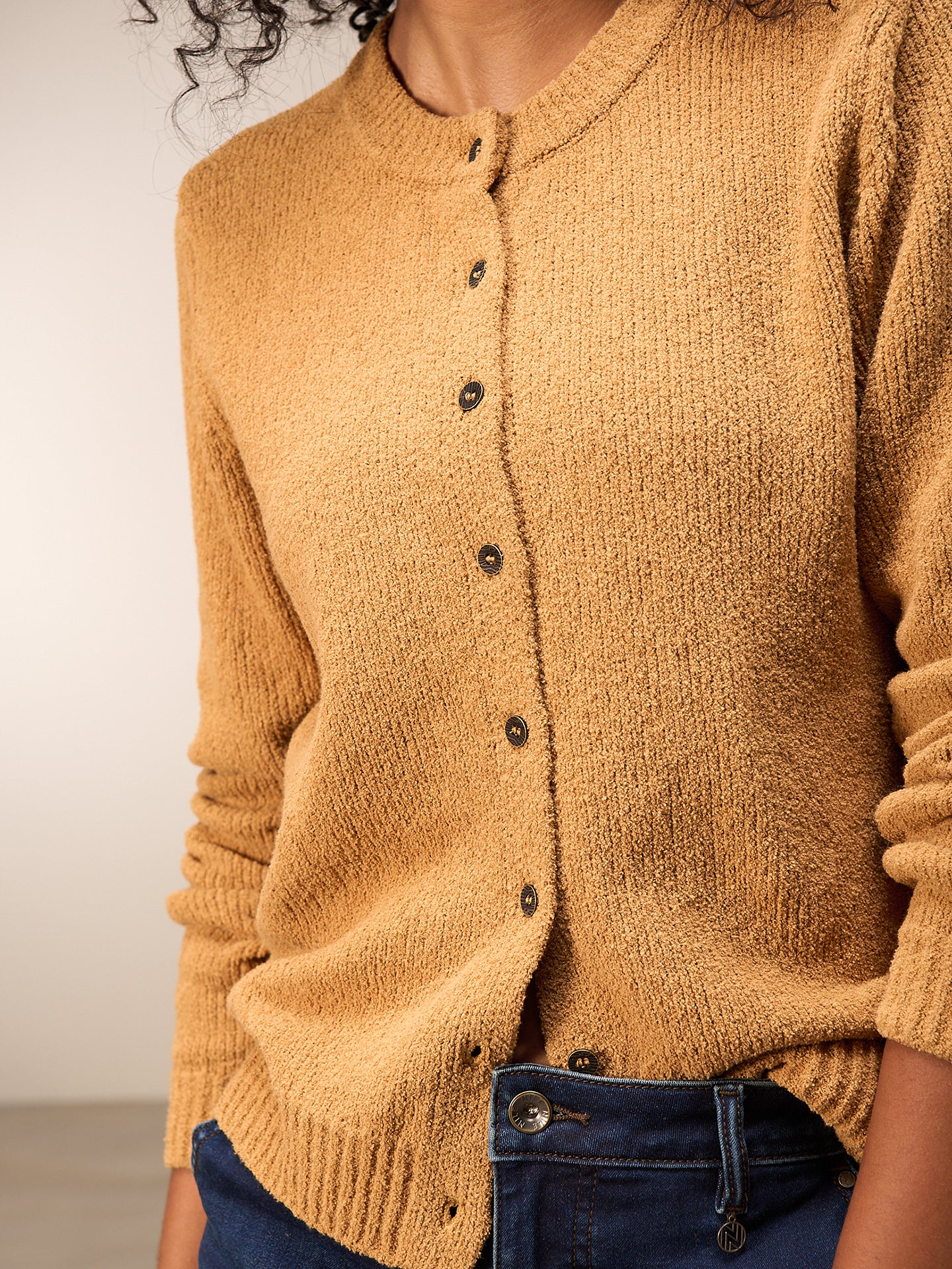 Strickjacke mit Knopfverschluss