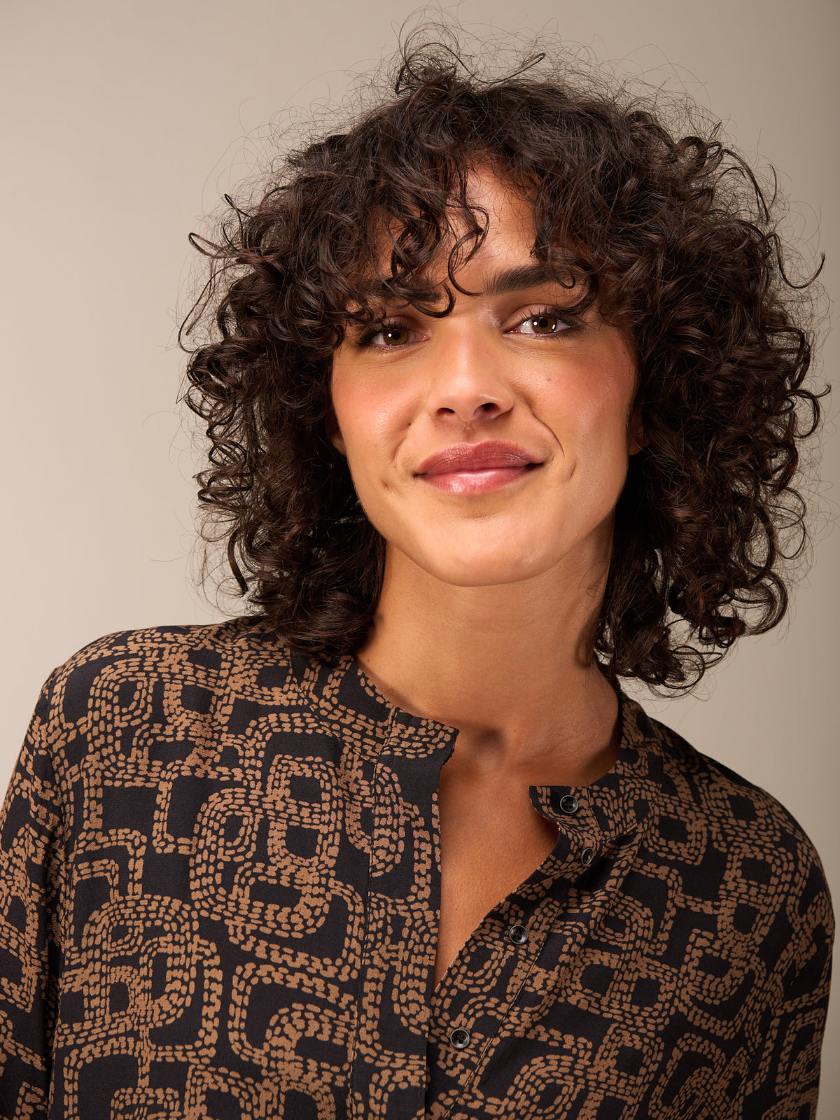 blouse à manches 3/4