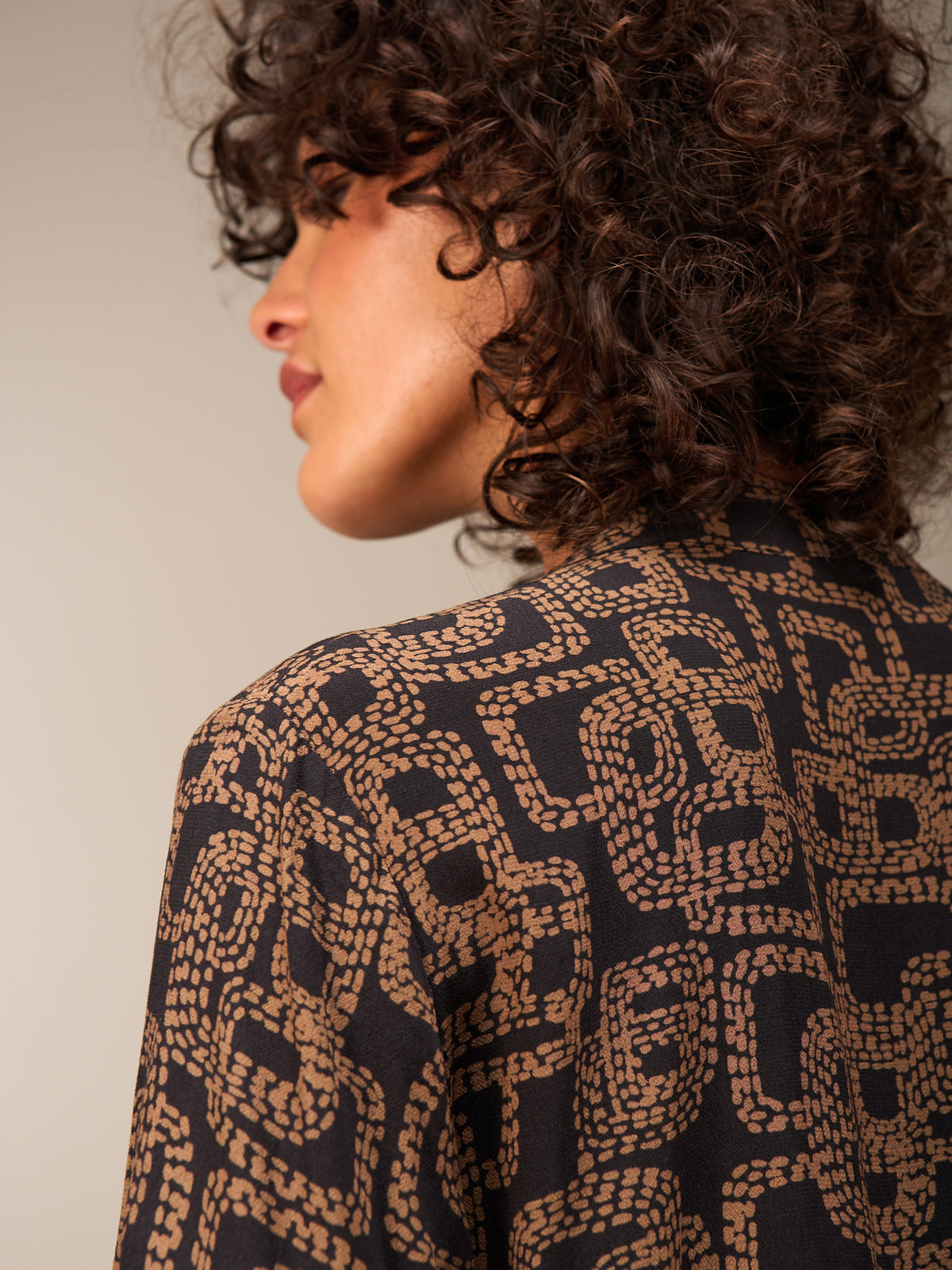blouse à manches 3/4