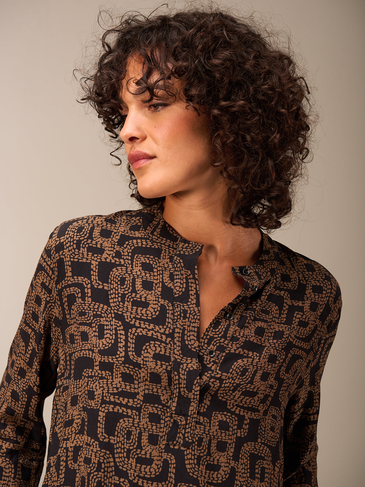 blouse à manches 3/4