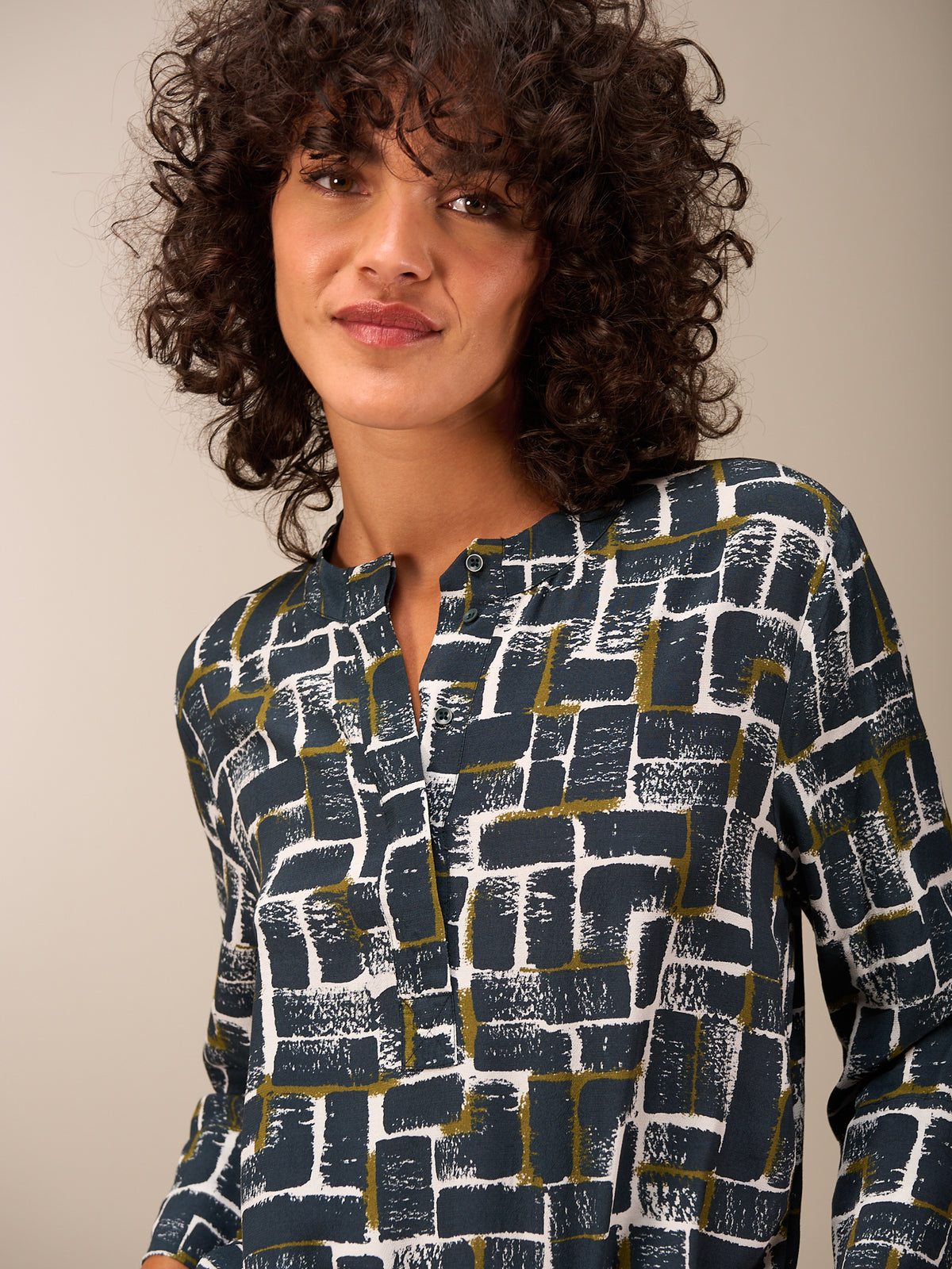 blouse à manches 3/4