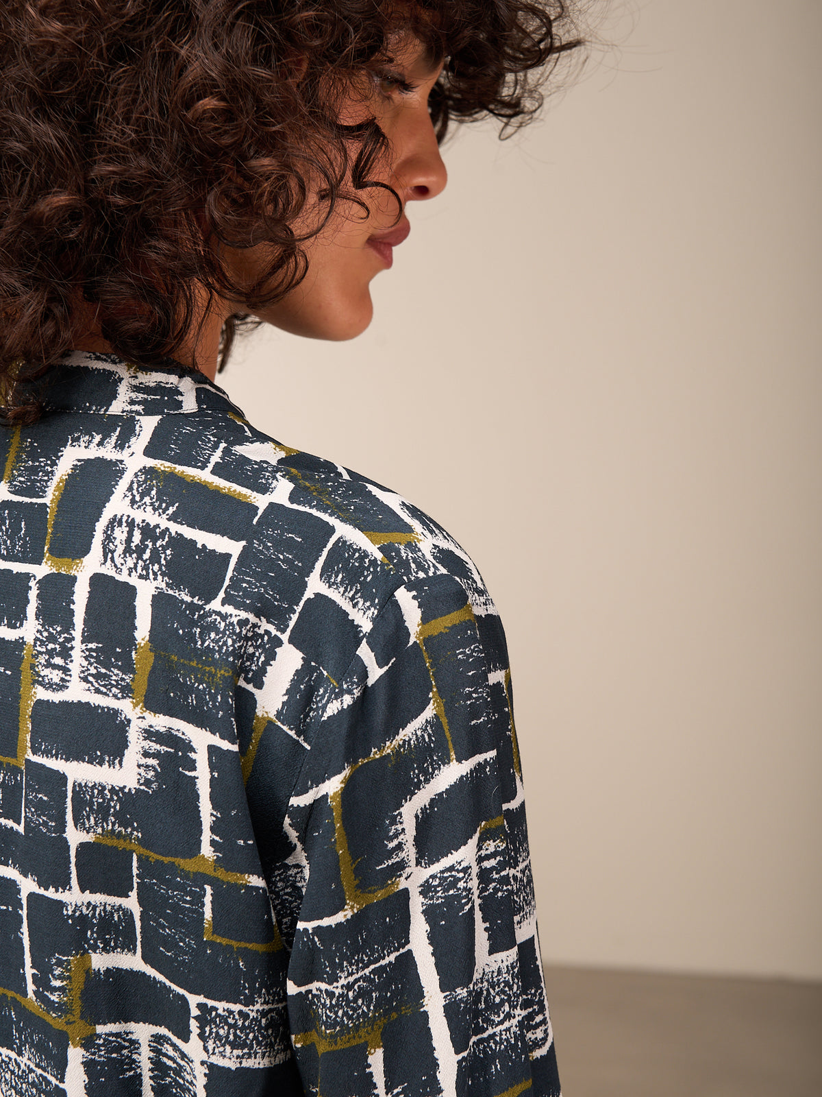 blouse à manches 3/4