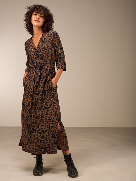 V-neck dress