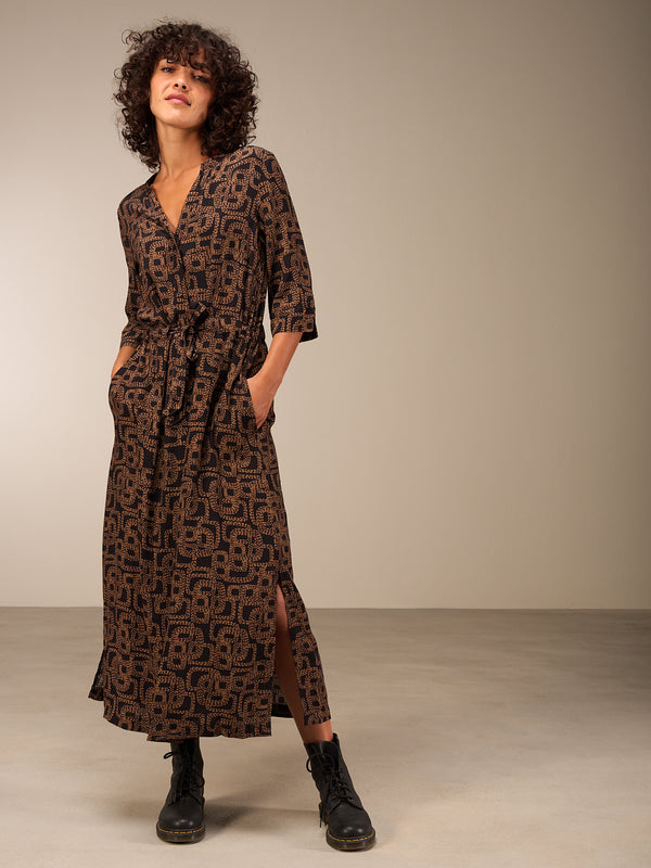 V-neck dress