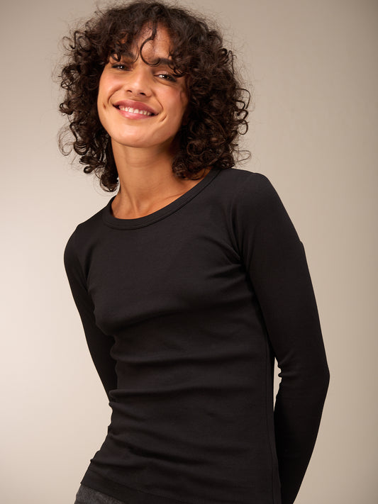 T-shirt côtelé
