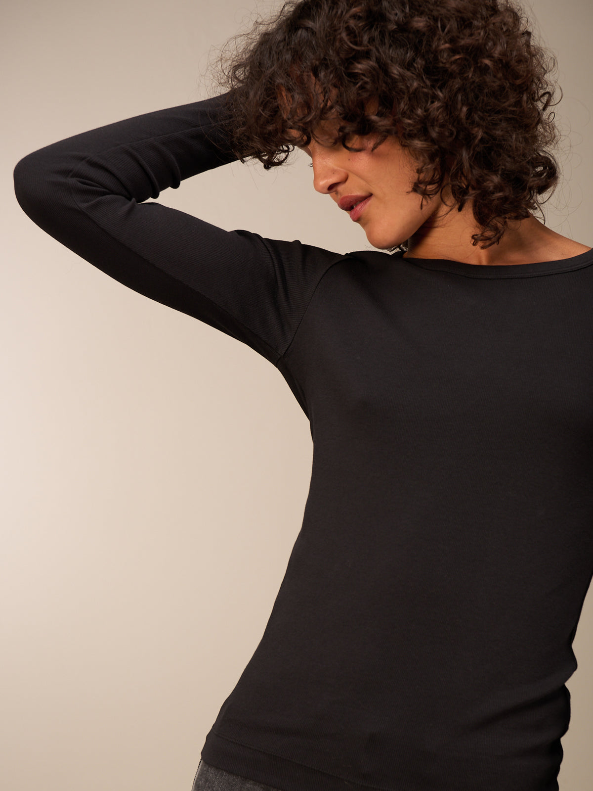 T-shirt côtelé
