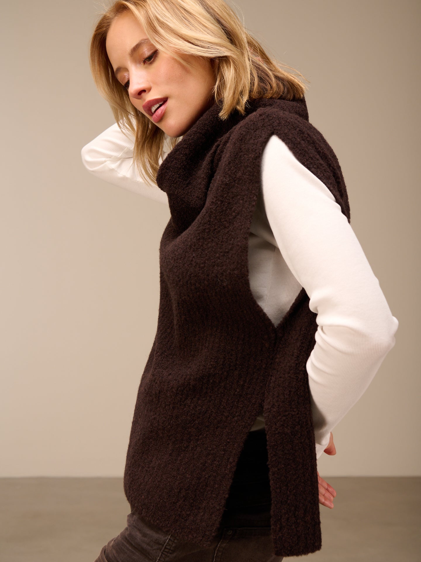 Pullunder mit Kragen