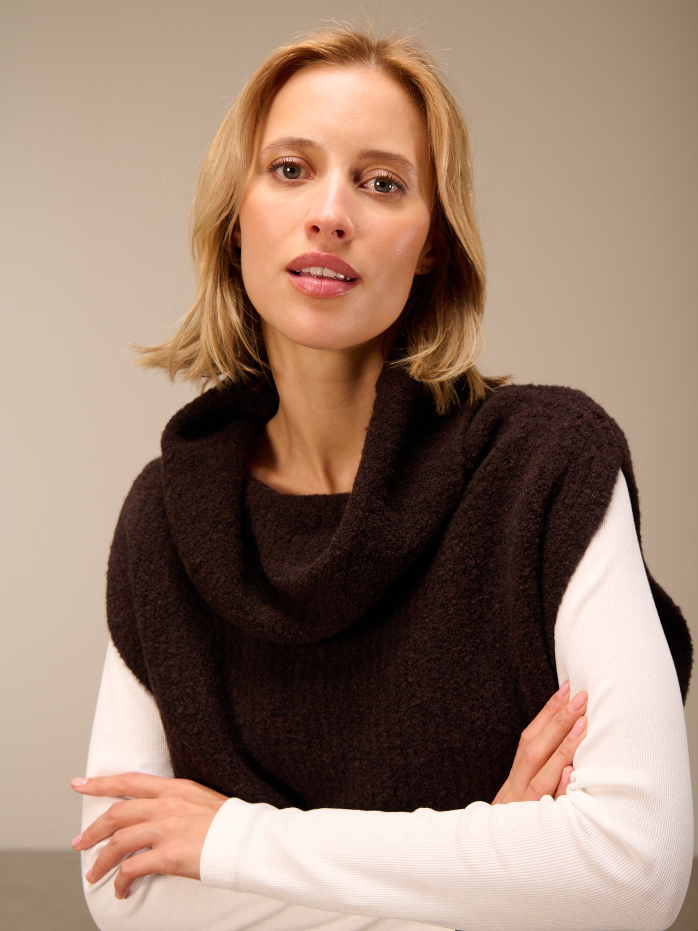 Pullunder mit Kragen