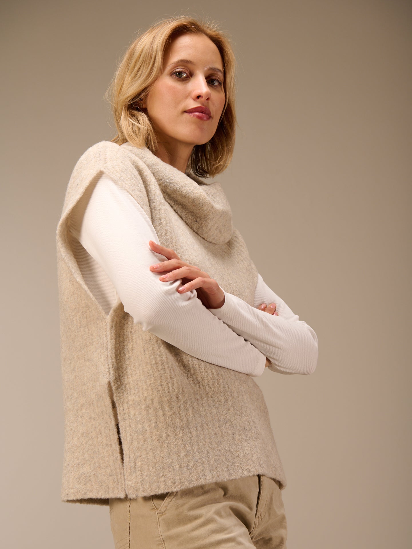 Pullunder mit Kragen