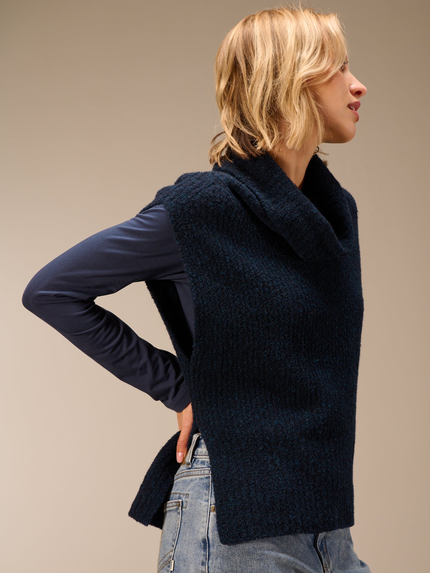 Pullunder mit Kragen