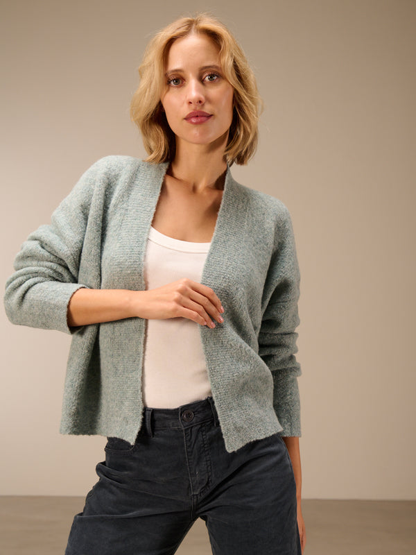 Strickjacke  mit Wolle