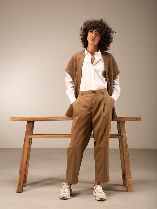 Pantaloni con pince