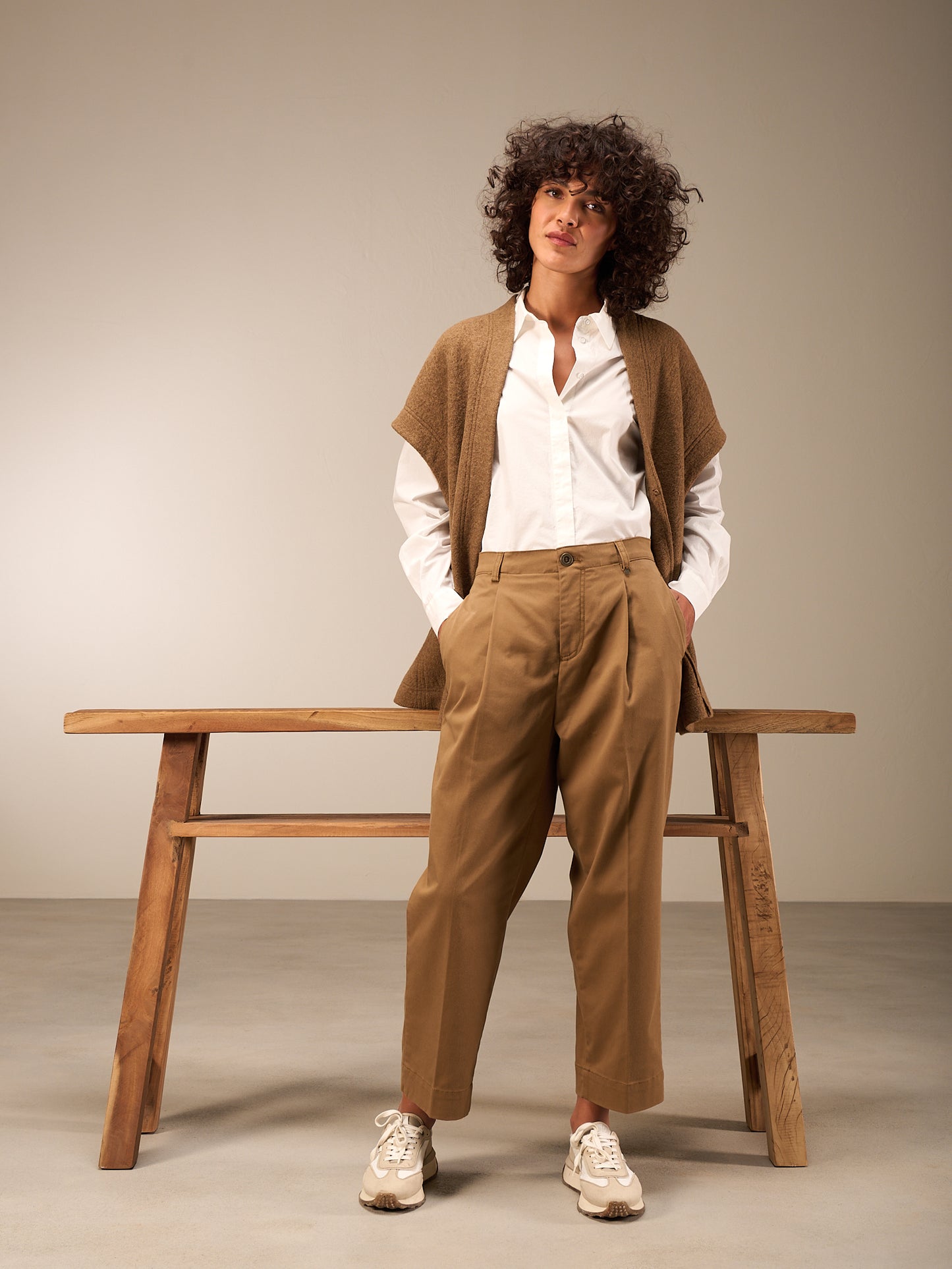 Pantaloni con pince