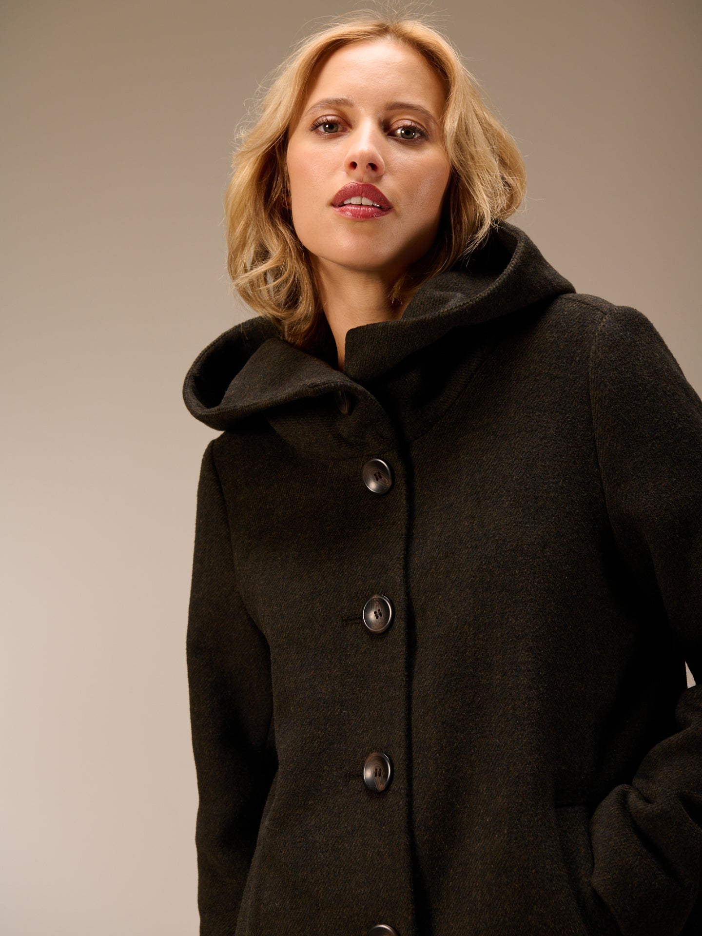 manteau à capuche