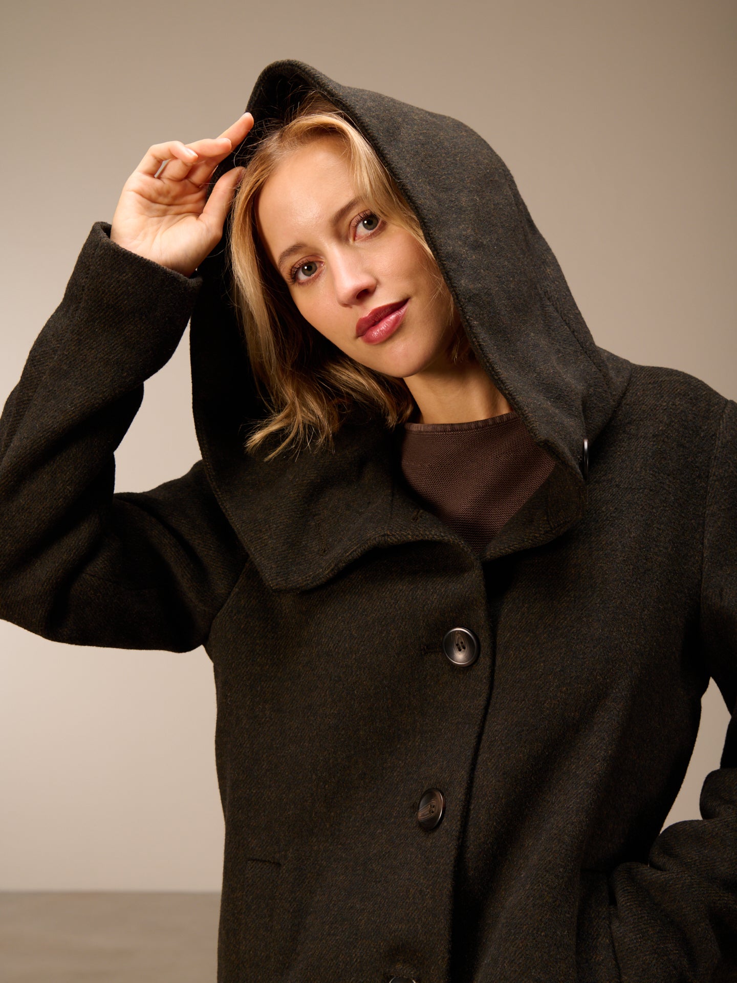 manteau à capuche